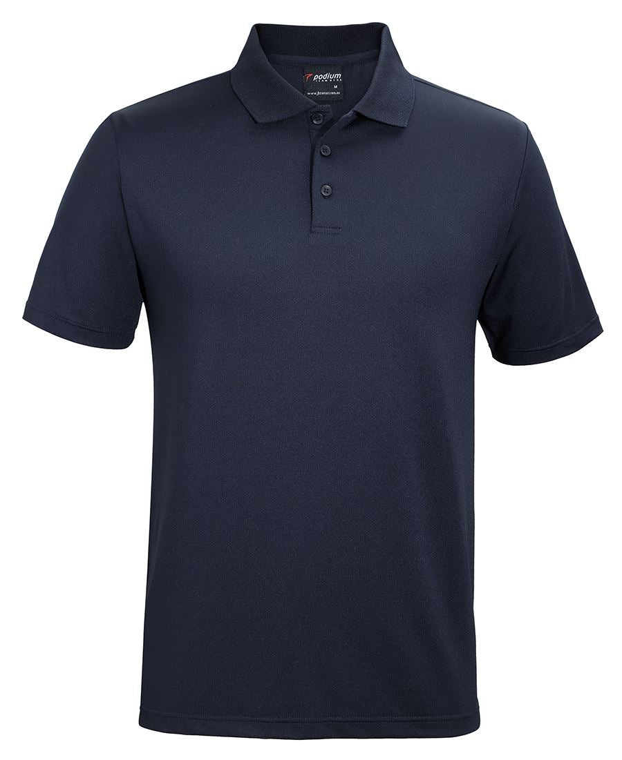 Podium Stretch Polo Black
