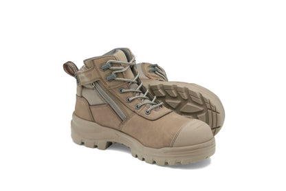 Blundstone 8553 RotoFlex Stone water-resistant nubuck 135mm safety boot