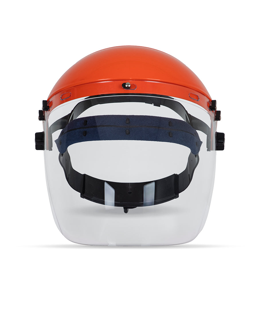 8F055 Visor And Browguard Orange/Clear