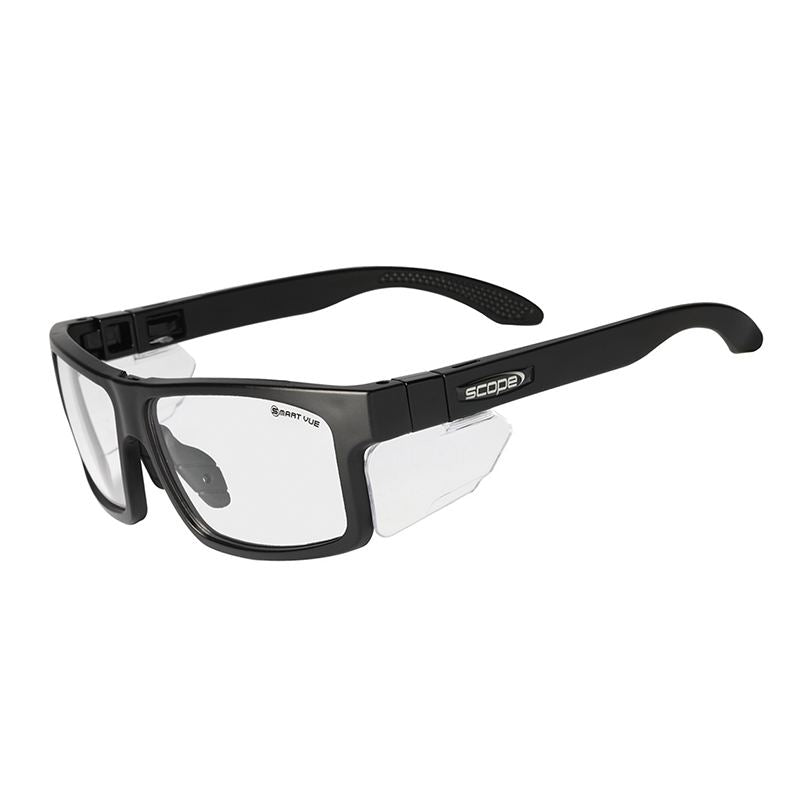 Scope Optics Cross Fit Frozen Blk Frame Smart Vue (Photochromic) Lens/Inc X-Fit Temples