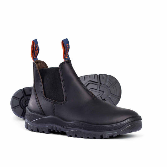 Mongrel Boots 916030 Claret Oil Kip Non-Safety V-Cut Elastic Sided Boot