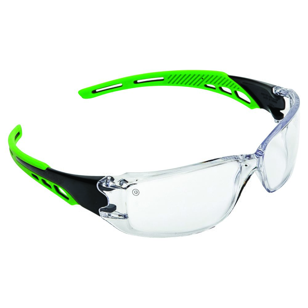 Pro Choice Safety Gear Cirrus Green Arm Safety Glasses
