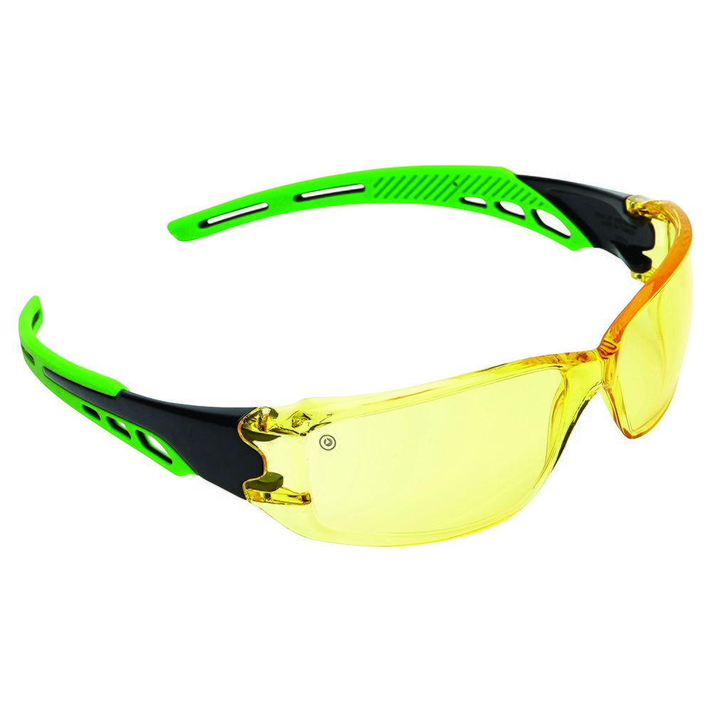 Pro Choice Safety Gear Cirrus Green Arm Safety Glasses