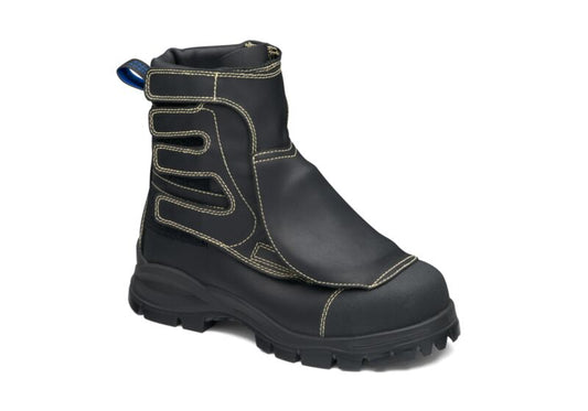 Blundstone 971 Black flame retardant leather smelter boot with metatarsal guard