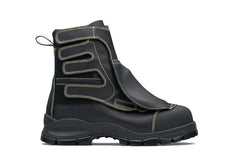 Blundstone 971 Black flame retardant leather smelter boot with metatarsal guard
