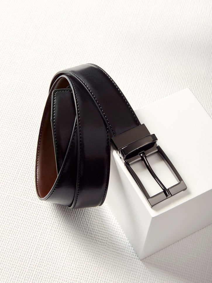 BizCorporate 99300 Mens Leather Reversible Belt