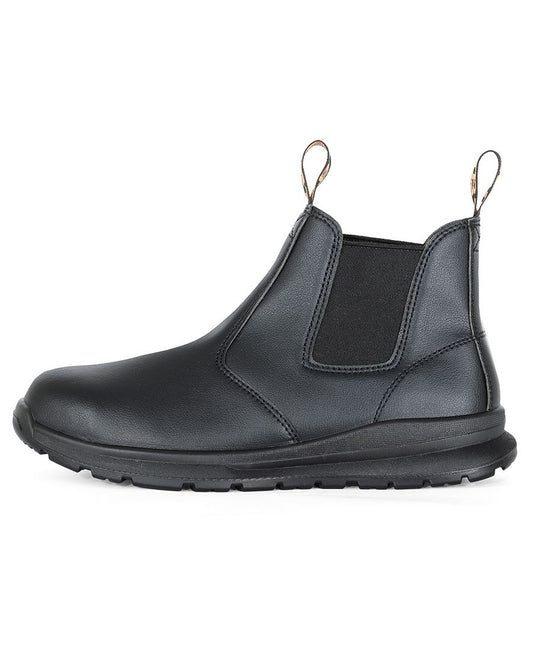 JB's Microfibre Elastic Sided Safety Boot Black-04