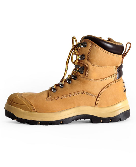 JB's Roadtrain Lace Up Safety Boot Wheat -03