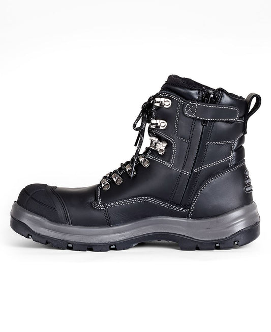 JB's Roadtrain Zip Safety Boot Black -04