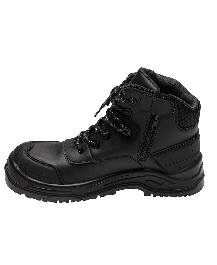 JB's Cyborg Zip Safety Boot Black-03