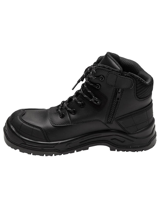 JB's Cyborg Zip Safety Boot Black-03