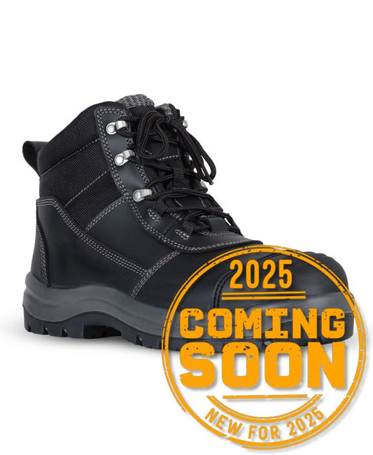 JB's Atrax Zip Safety Boot Black/Grey -04