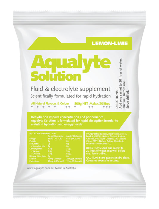 Maxisafe A-L800G5M Lemon/Lime Flavour, 800g Sachets, Box of 5
