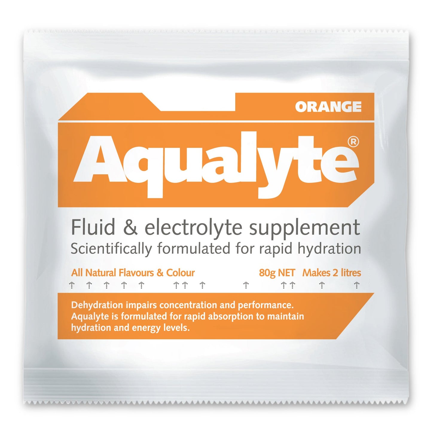 Maxisafe A-O80G20S Orange Flavour, 80g Sachets, Box of 20