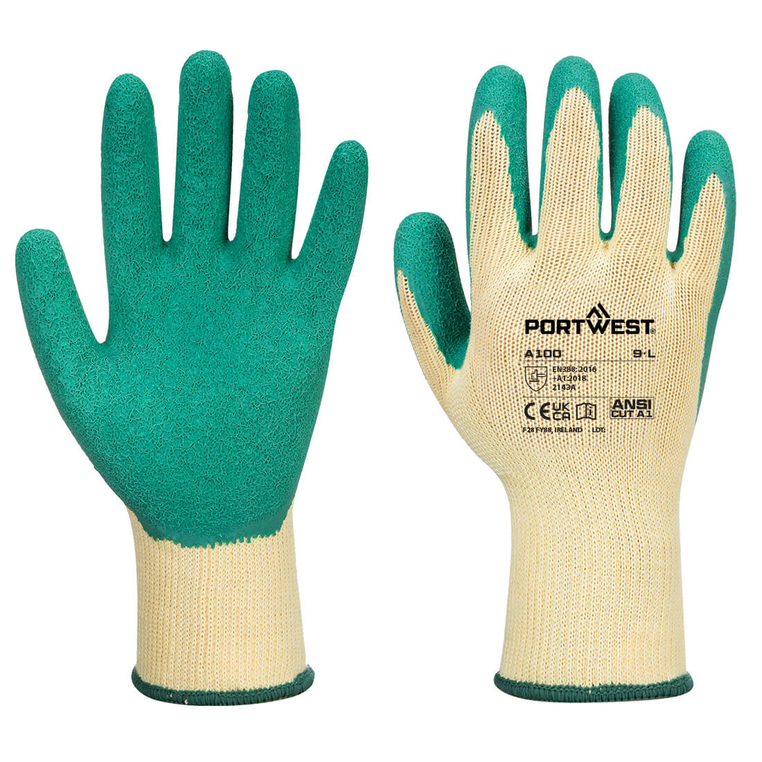 Portwest Grip Glove - Latex in High