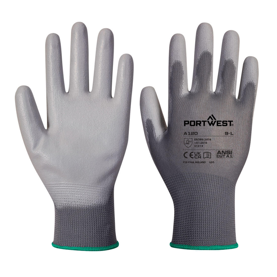 Portwest PU Palm Glove in Grey