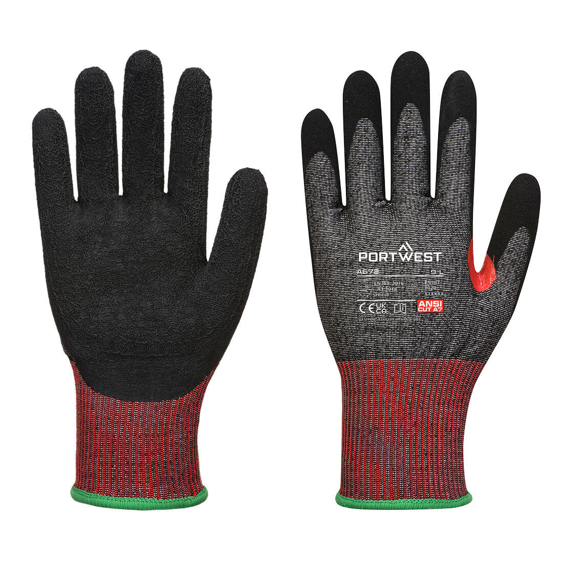 Portwest CS Cut F13 Nitrile Glove in Black