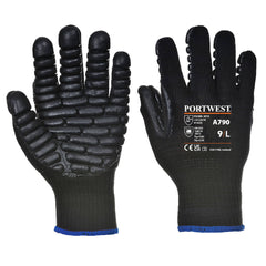 Portwest Anti Vibration Glove in Black