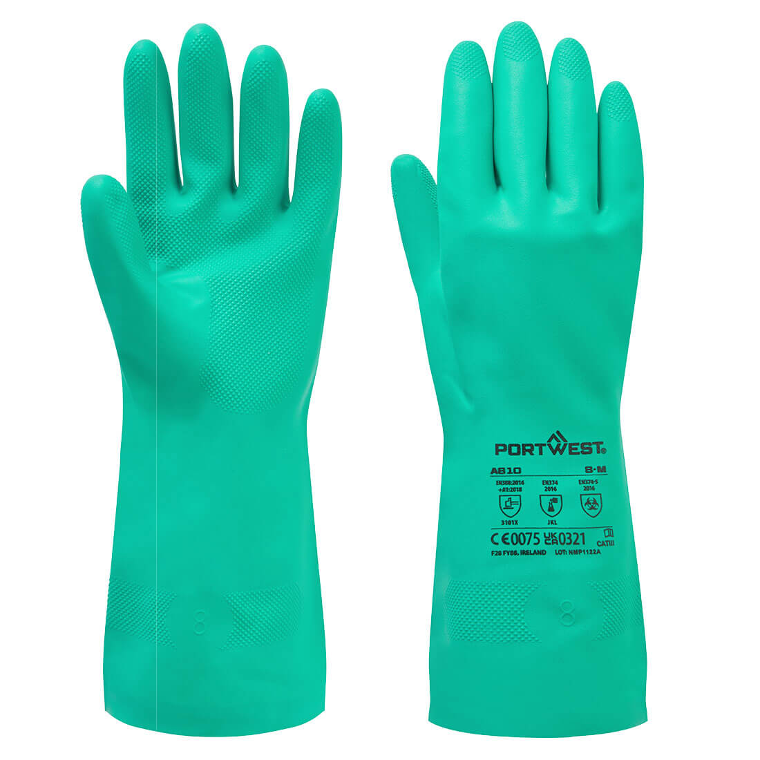 Portwest Nitrosafe Chemical Gauntlet in High