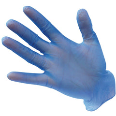 Portwest Powder Free Vinyl Disposable Glove in Blue