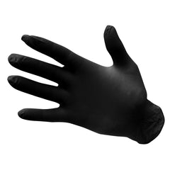 Portwest Powder Free Nitrile  Disposable Glove in Black
