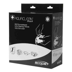 Scope Optics Aqua Clean Plus Dispenser Box - 500 Pre-Moistened Wipes