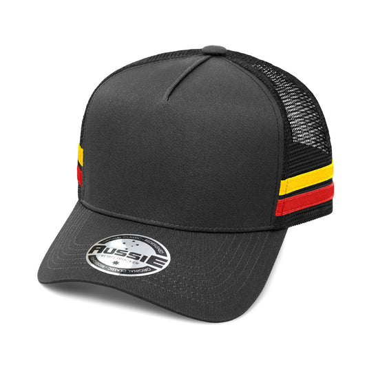 A-Frame Striped Trucker Cap