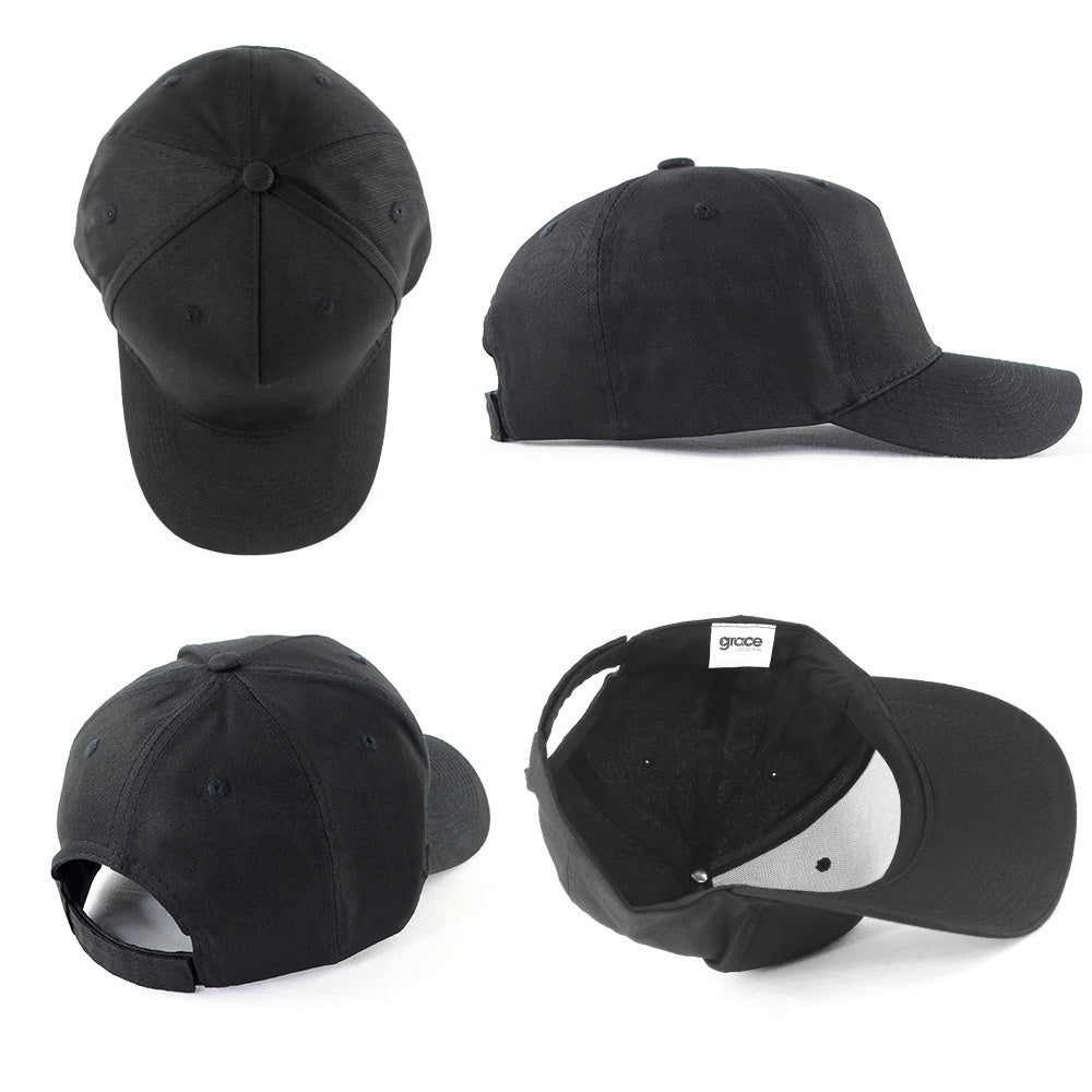 100% Cotton - 5 Panel Cap