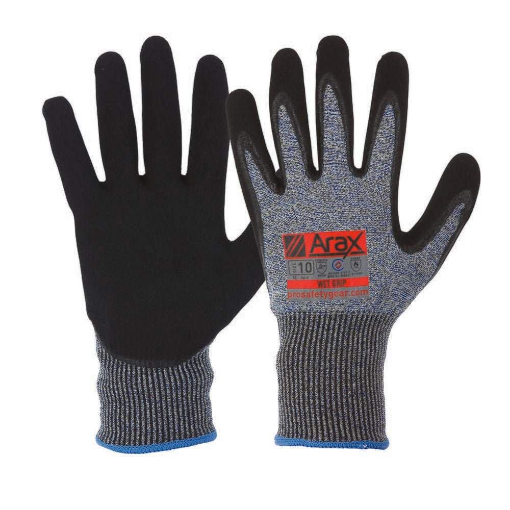 Pro Choice Safety Gear Arax Nitrile Sand Dip On 13G Liner