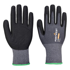 Portwest SG Grip 15 Nitrile (Pk12) in Grey/Black