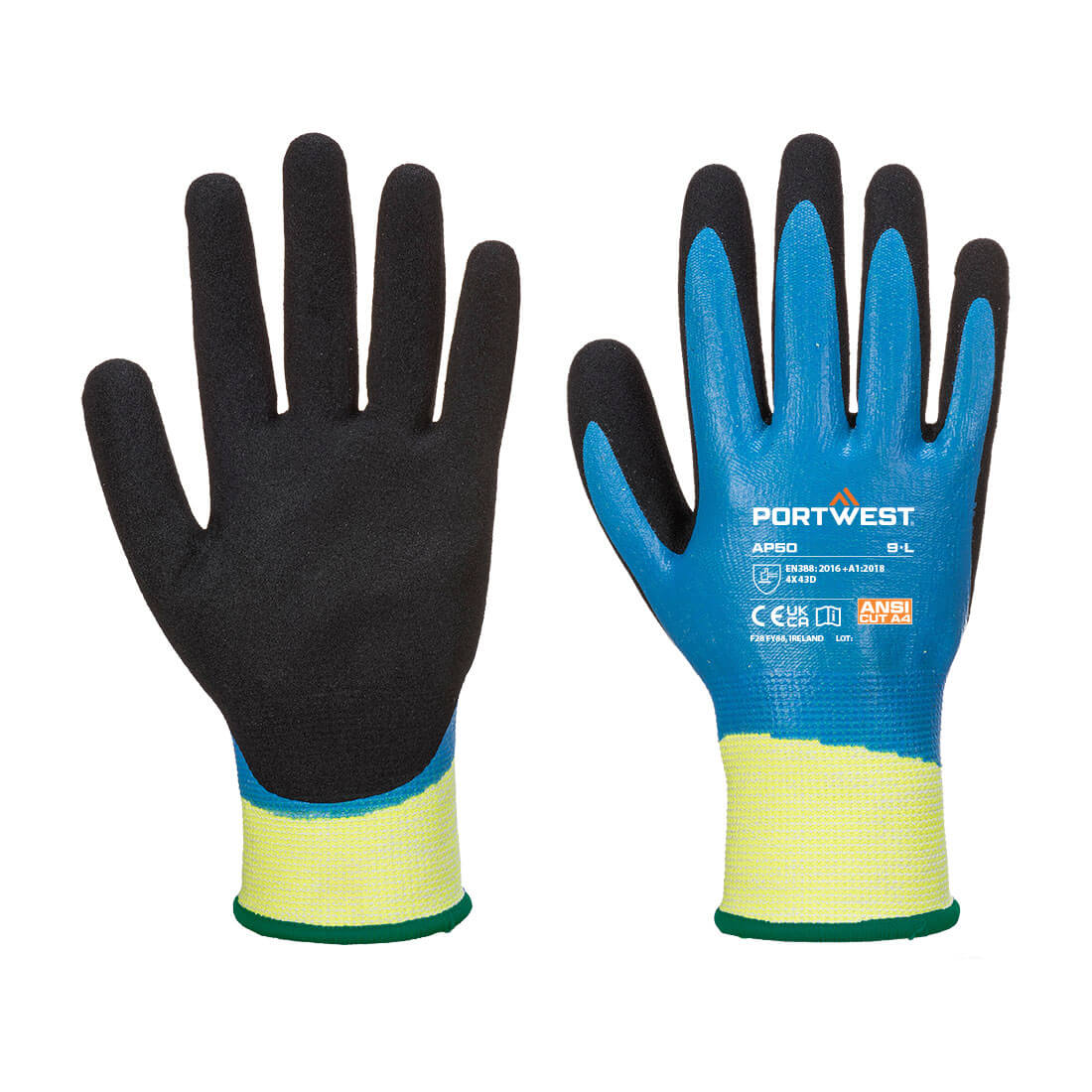 Portwest Aqua Cut Pro Glove in Blue/Black