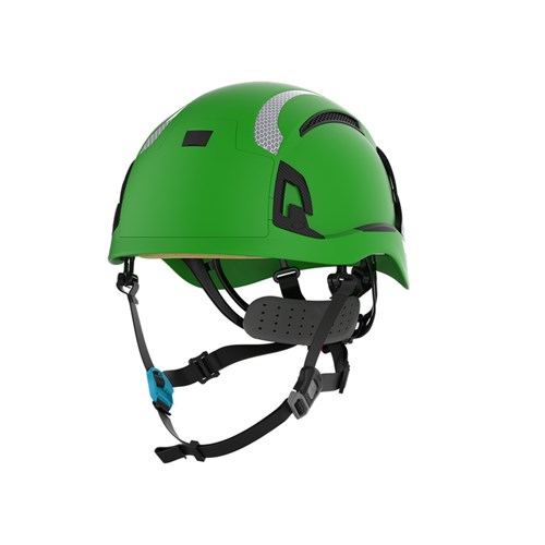 JSP Safety Evo Alta Skyworker Vented Safety Helmet With Cr2 Reflective Kit - Green