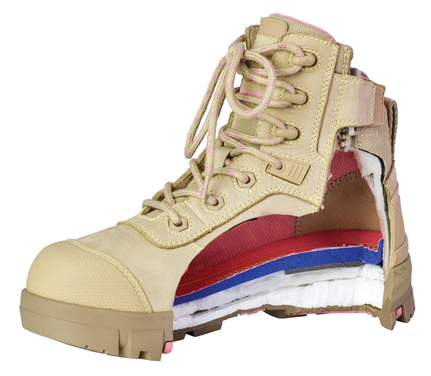 AVENGER- LADIES SAND ZIP SIDED SAFETY BOOT