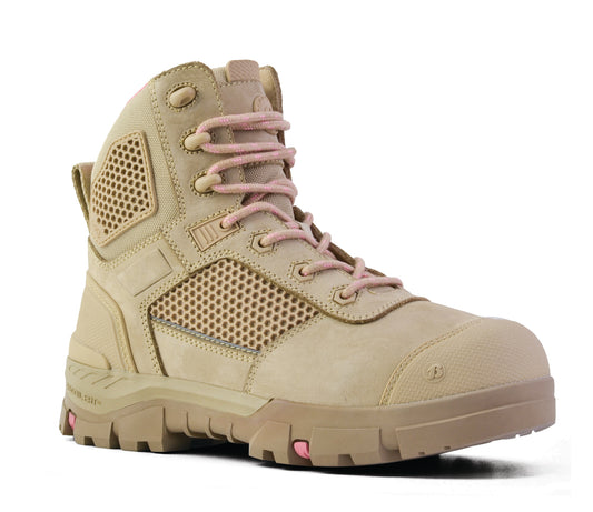 AVENGER- LADIES SAND ZIP SIDED SAFETY BOOT