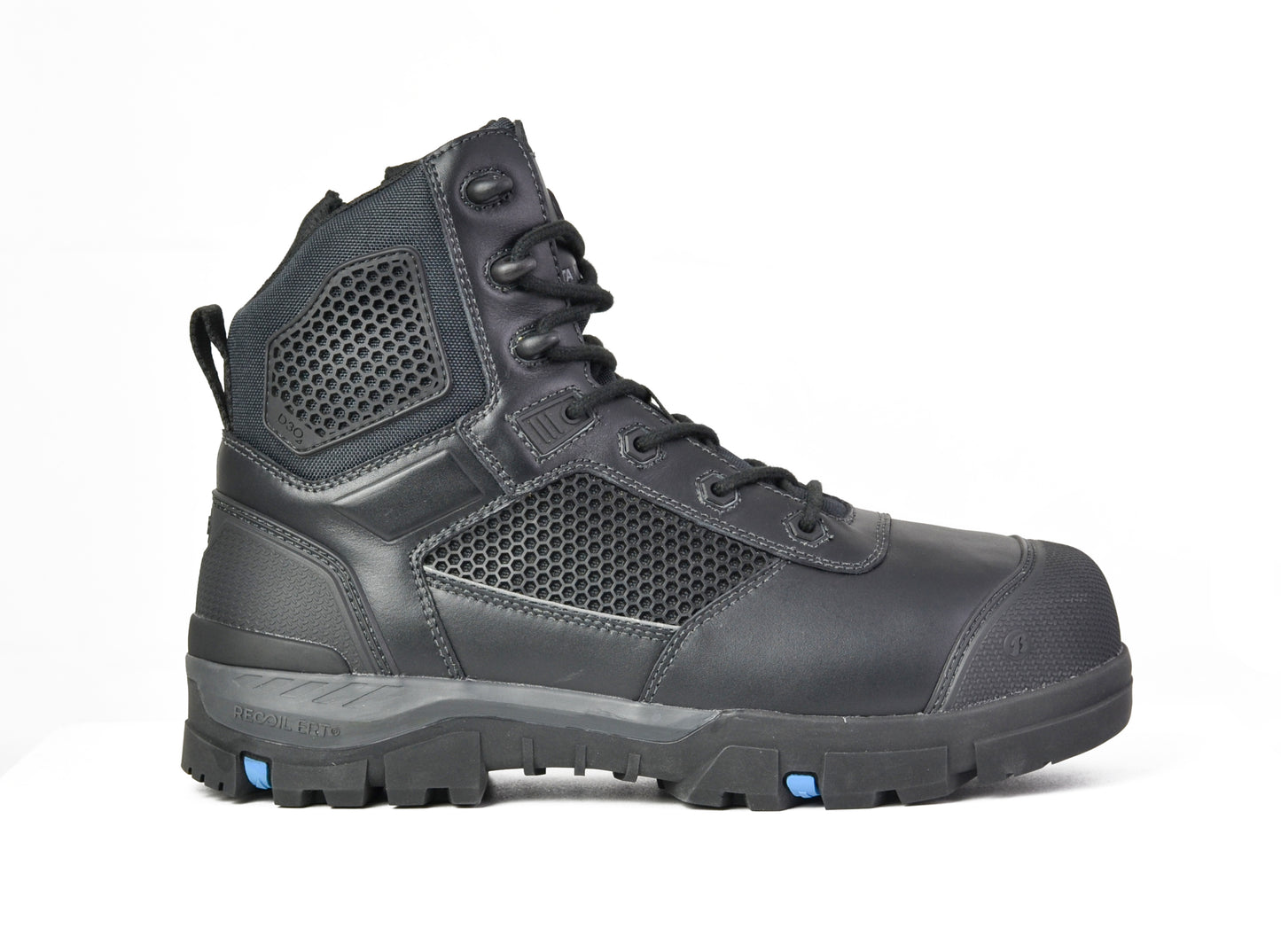 AVENGER-BLACK ZIP SIDED SAFETY BOOT