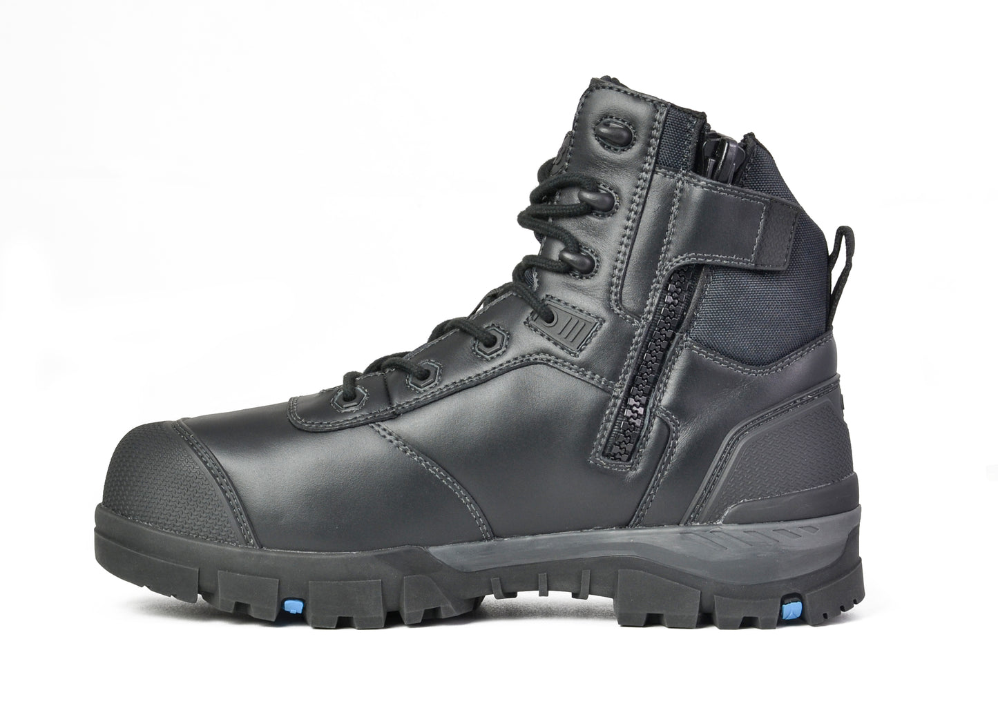 AVENGER-BLACK ZIP SIDED SAFETY BOOT