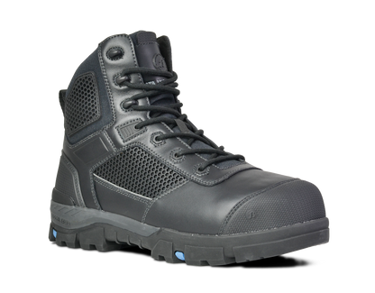 AVENGER-BLACK ZIP SIDED SAFETY BOOT