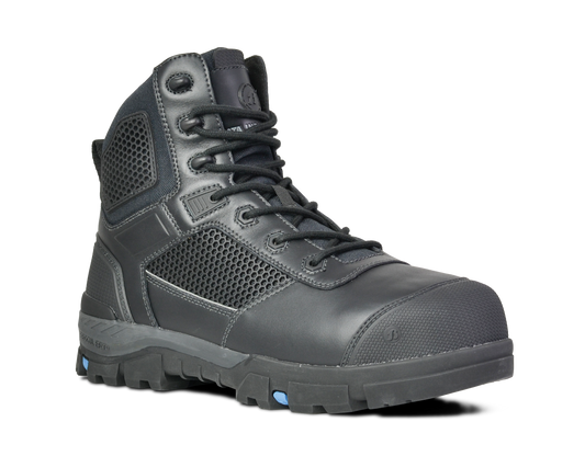 AVENGER-BLACK ZIP SIDED SAFETY BOOT