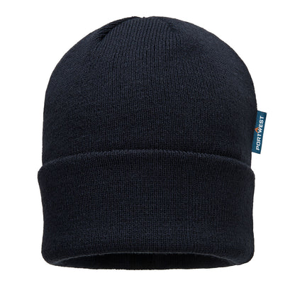 Portwest Insulated Knit Beanie in Navy