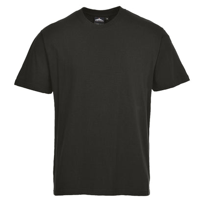 Portwest Turin Premium T-Shirt in Black
