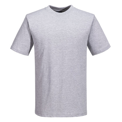 Portwest Turin Premium T-Shirt in Heather Grey