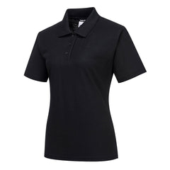 Portwest Naples Women's Polo Shirt S/S in Black