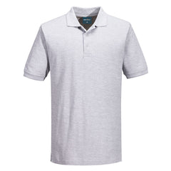 Portwest Naples Polo Shirt S/S in Heather Grey