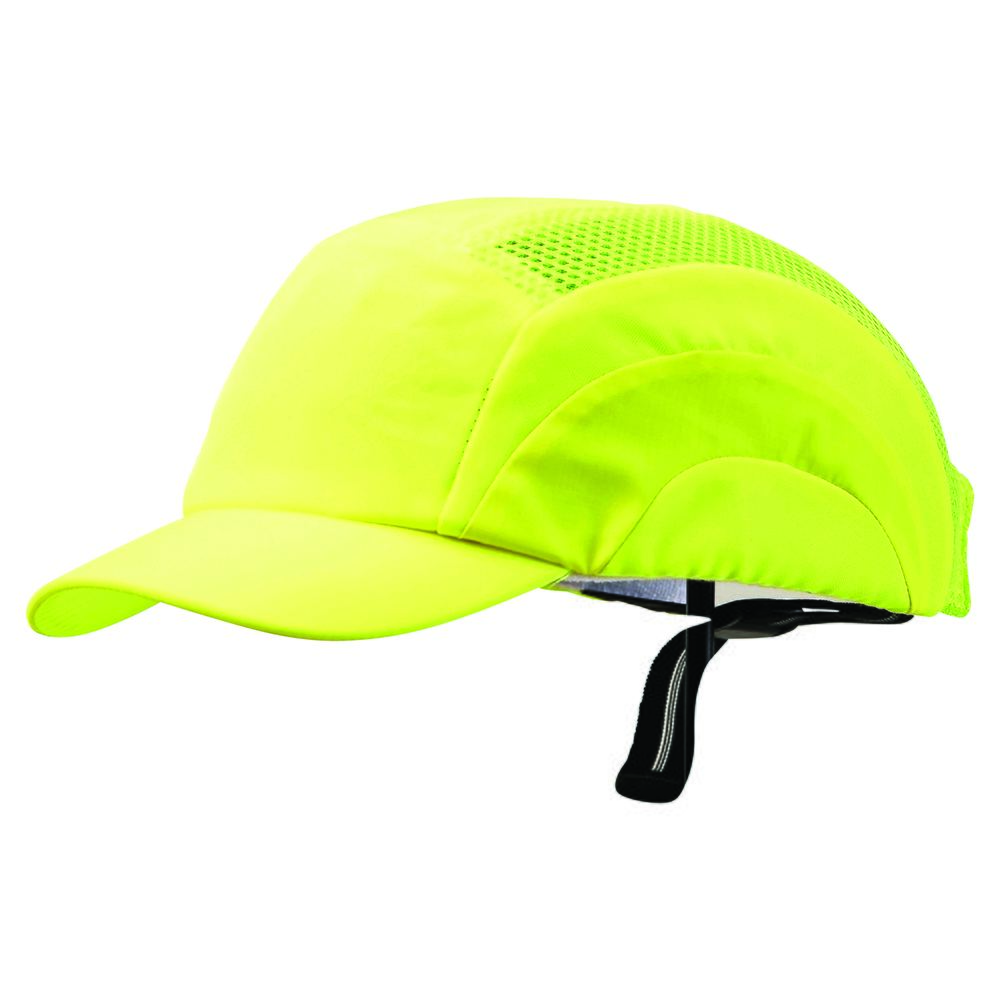 Pro Choice Safety Gear Bump Cap - Short Peak Fluro Yellow