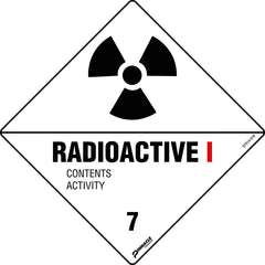 Radioactive 1 Sign - Safety Sign