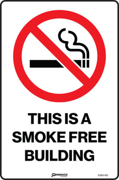This Is A Smoke Free Building Sign - Safety Sign