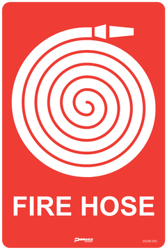 Fire Hose (With Picto) Sign - Safety Sign