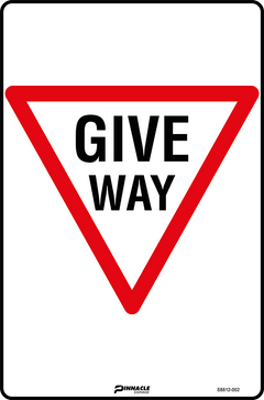 Give Way Sign - Safety Sign