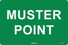 Muster Point Sign - Safety Sign