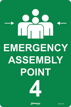 Emergency Assembly Point 4 Sign - Safety Sign